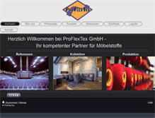 Tablet Screenshot of proflextex.de